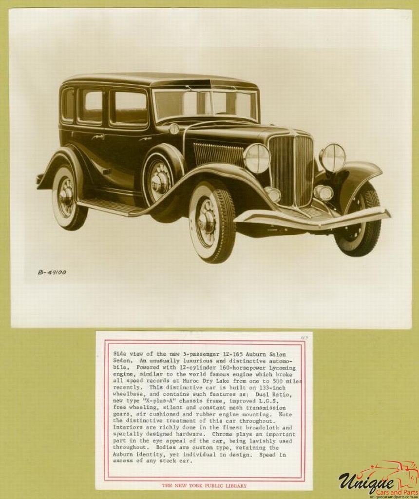 1933 Auburn Press Release Page 12